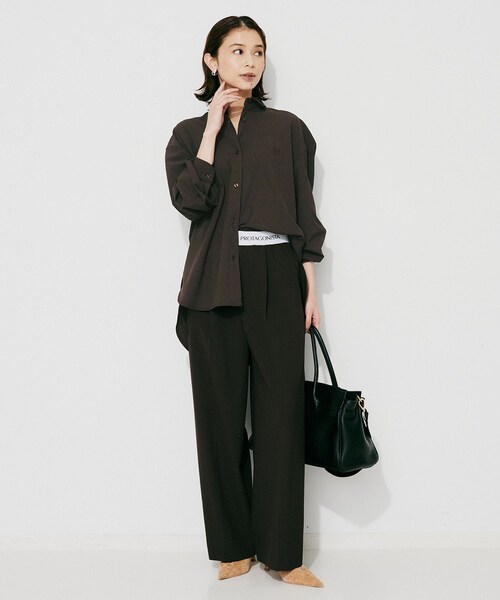 UNTITLED(アンタイトル)の「【PROTAGPNISTA】QUICK DRY SHIRT(シャツ/ブラウス・レディース・ブラウン系その他/ベージュ・02)」の11枚目の写真