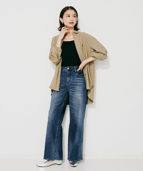 UNTITLED(アンタイトル)の「【PROTAGPNISTA】QUICK DRY SHIRT(シャツ/ブラウス・レディース・ブラウン系その他/ベージュ・02)」の15枚目の写真