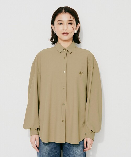 UNTITLED(アンタイトル)の「【PROTAGPNISTA】QUICK DRY SHIRT(シャツ/ブラウス・レディース・ブラウン系その他/ベージュ・02)」の17枚目の写真