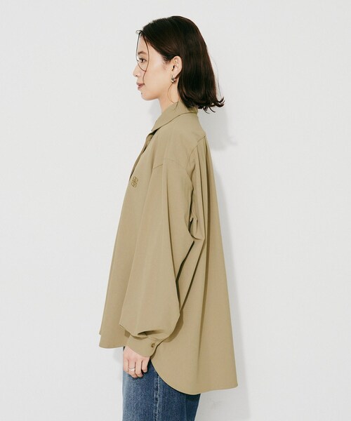 UNTITLED(アンタイトル)の「【PROTAGPNISTA】QUICK DRY SHIRT(シャツ/ブラウス・レディース・ブラウン系その他/ベージュ・02)」の18枚目の写真
