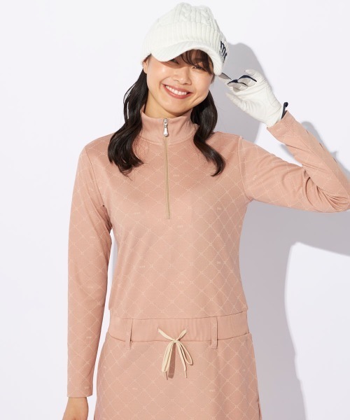 セール】【marie claire/マリ.クレール】レディースハーフジップ