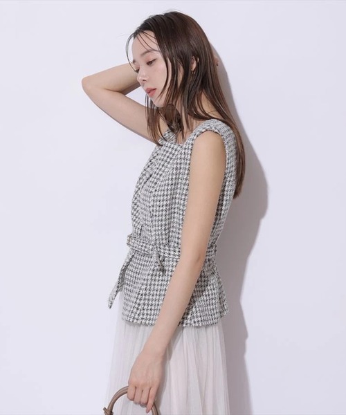 【新品未使用タグ付き】Mystrada　ラッフルドッキングワンピース Mystrada（マイストラーダ）の「ラッフルドッキングワンピース