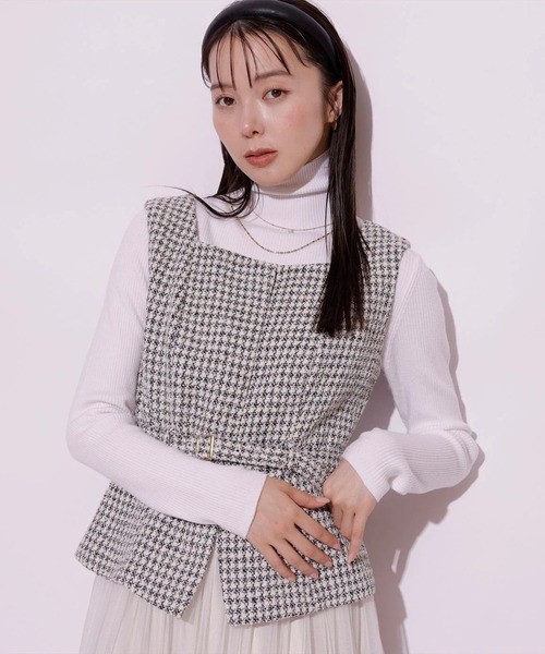 Mystrada ✨ラッフルドッキングワンピース Mystrada（マイストラーダ）の「ラッフルドッキングワンピース