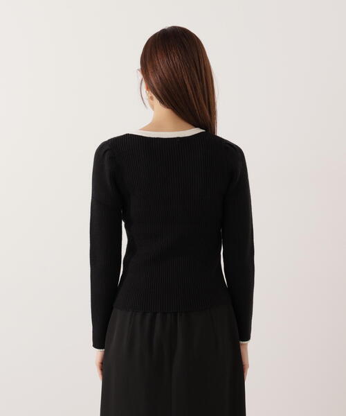 PROPORTION BODY DRESSING（プロポーションボディドレッシング）の「＜ウォッシャブル＞フラップポケット付きニット / 1215270016（ニット/セーター・レディース・ブルー/ブラック/ホワイト系その他・MEDIUM/SMALL）」の11枚目の写真