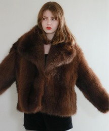 mic by Olu. | ビッグカラーファージャケット(その他アウター)