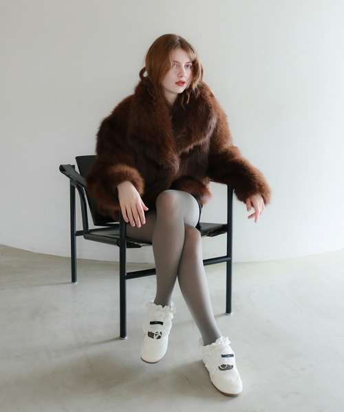 【mic】ビッグカラーファージャケット ビッグカラーファージャケット（その他アウター）｜mic by Olu