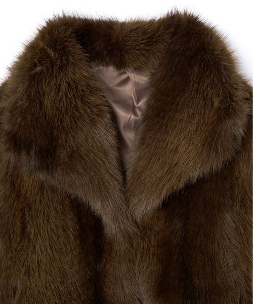 ビッグカラーファージャケット（その他アウター）｜mic by Olu