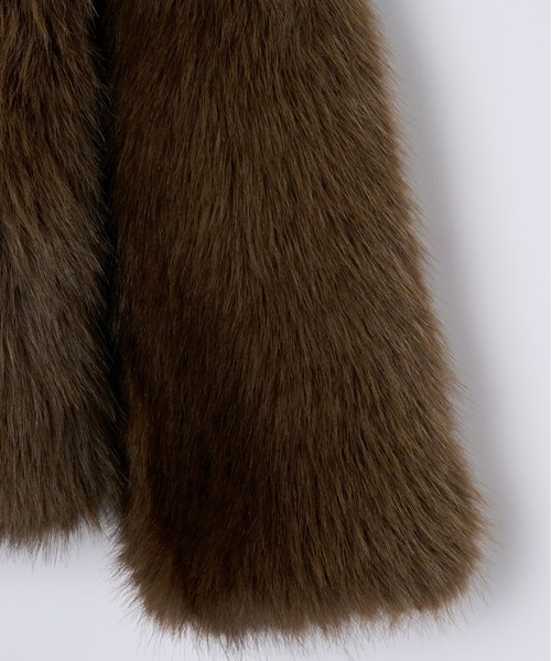 ビッグカラーファージャケット（その他アウター）｜mic by Olu