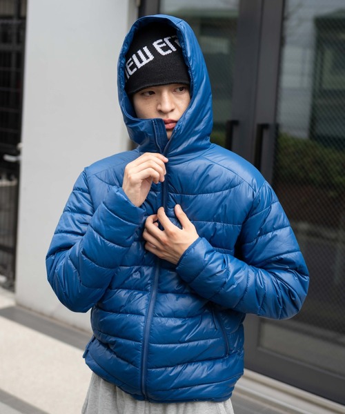 WEGO（ウィゴー）の「WEGO/コンパクトフィットパファーフーディー（ダウンジャケット/コート・メンズ・ブラック/ブルー・MEDIUM/LARGE）」の21枚目の写真