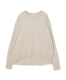 プレーンウール クルーネックプルオーバー
