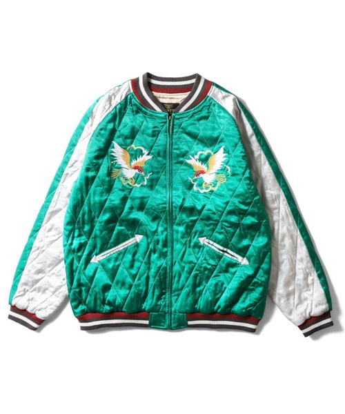 HOUSTON レーヨンスカジャン(MAP)（スカジャン）｜HOUSTON