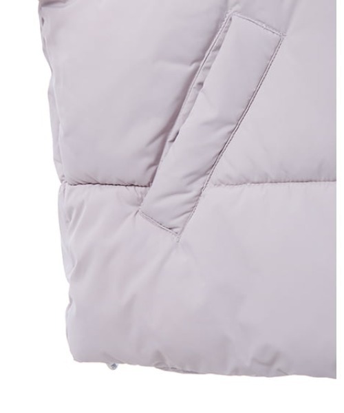 INGNI（イング）の「エコファー取り外し中綿ジャケット（ダウンジャケット/コート・レディース・オフホワイト/グレー系その他/ブラック・M）」の12枚目の写真