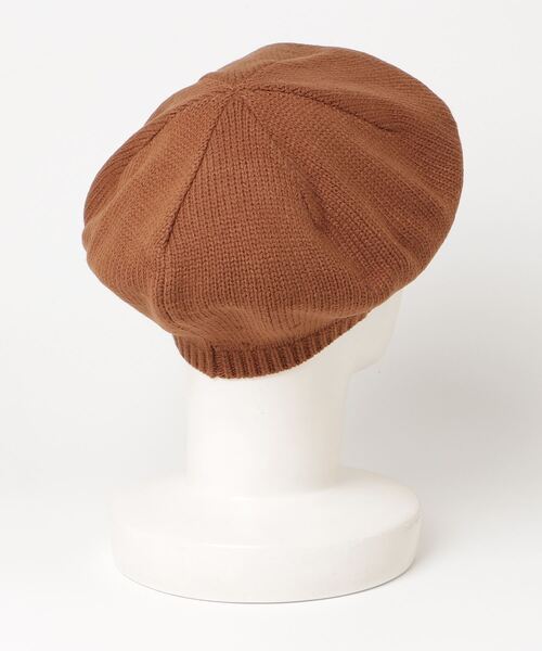 Minnetonka（ミネトンカ）の「【MINNETONKA/ミネトンカ】MTK EX KNIT BERET　ニットベレー（ハンチング/ベレー帽・レディース・ブラウン/アイボリー/ブラック/グレー・FREE）」の9枚目の写真