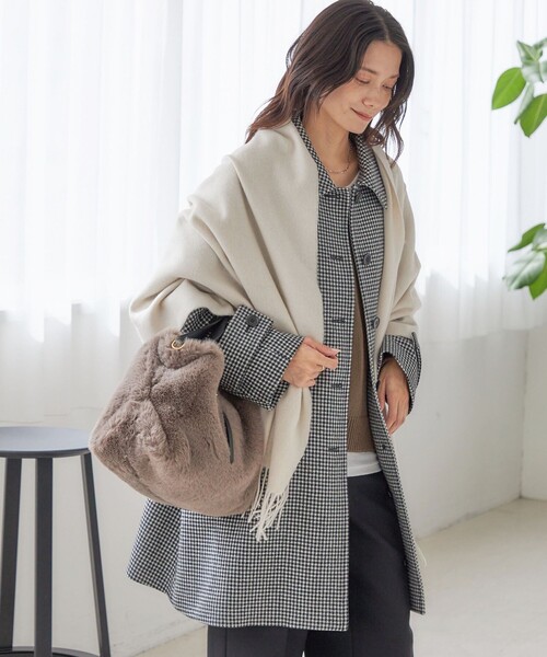 ウール カシミヤ ウォッシャブル ストール（マフラー）｜SHIPS