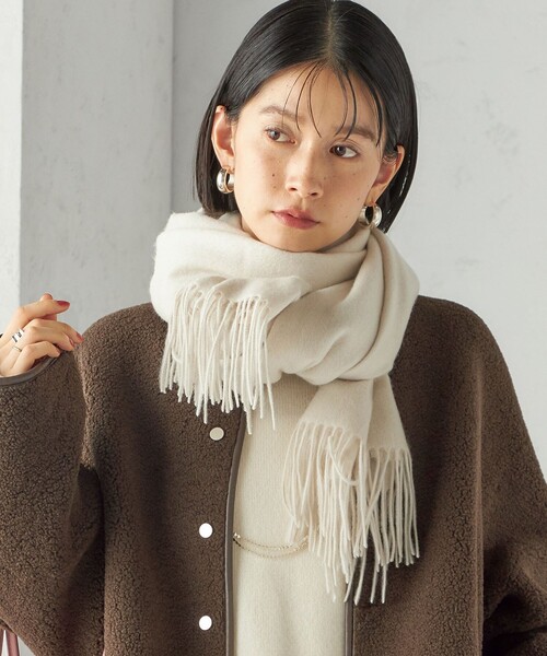 セール】ウール カシミヤ ウォッシャブル ストール（マフラー）｜SHIPS