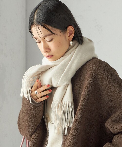 ウール カシミヤ ウォッシャブル ストール（マフラー）｜SHIPS