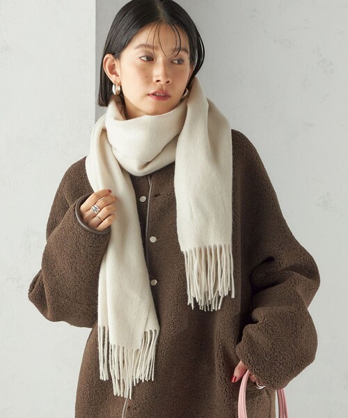 セール】ウール カシミヤ ウォッシャブル ストール（マフラー）｜SHIPS