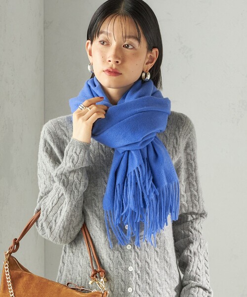 ウール カシミヤ ウォッシャブル ストール（マフラー）｜SHIPS