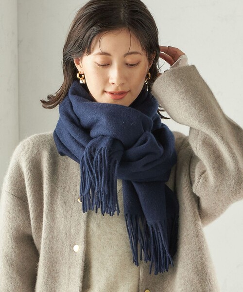 セール】ウール カシミヤ ウォッシャブル ストール（マフラー）｜SHIPS