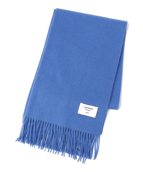 SHIPS(シップス)の「ウール カシミヤ ウォッシャブル ストール(マフラー・レディース・ブルー/ネイビー/ライトブルー/レッド/ピンク/オフホワイト・ONE SIZE)」の19枚目の写真