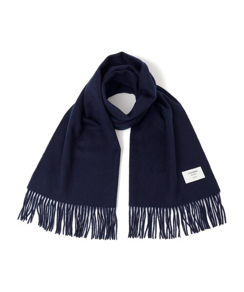 SHIPS(シップス)の「ウール カシミヤ ウォッシャブル ストール(マフラー・レディース・ブルー/ネイビー/ライトブルー/レッド/ピンク/オフホワイト・ONE SIZE)」の21枚目の写真