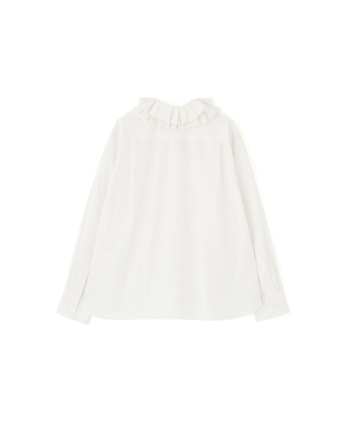 MARGARET HOWELL（マーガレットハウエル）の「COTTON END ON END（シャツ/ブラウス・レディース・グレー/ホワイト・1/2）」の5枚目の写真