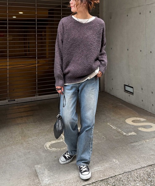 LBC(エルビーシー)の「トイプーニットプルオーバー(ニット/セーター・レディース・ベージュ/ブラウン/チャコール・M)」の9枚目の写真