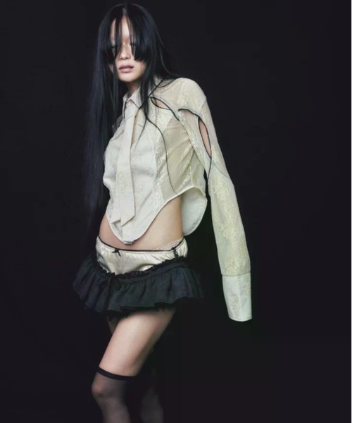 neith. ネイス Classic Lace Shirt(Beige) neith.（ネイス）の「neith./ネイス/Classic Lace Shirt(Beige