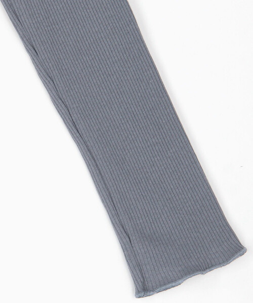 BASERANGE(ベースレンジ)の「Baserange/ベースレンジ ISO SHIRT / TTIS-RD-WI25 / コットンリブニットシャツ(ニット/セーター・レディース・ネイビー・SMALL)」の3枚目の写真