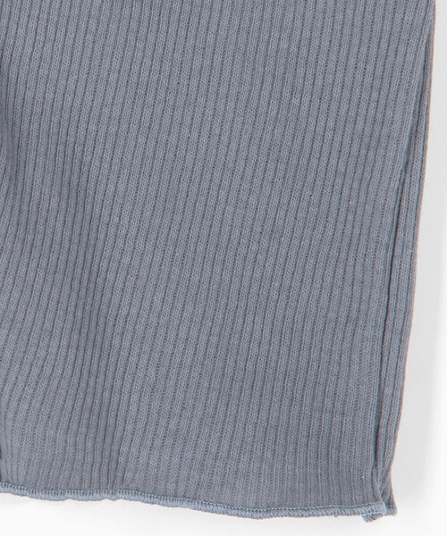 BASERANGE(ベースレンジ)の「Baserange/ベースレンジ ISO SHIRT / TTIS-RD-WI25 / コットンリブニットシャツ(ニット/セーター・レディース・ネイビー・SMALL)」の7枚目の写真