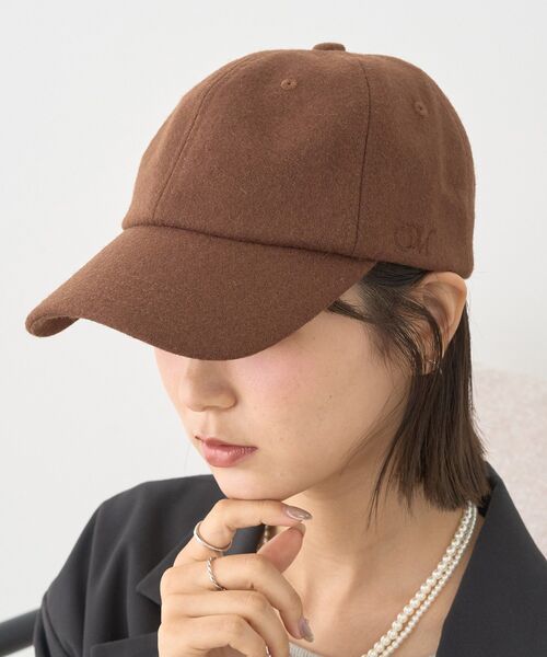 earth music&ecology（アースミュージックアンドエコロジー）の「サイドロゴ刺繍キャップ（キャップ・レディース・ブラウン/グレー/ブラック・F）」の6枚目の写真