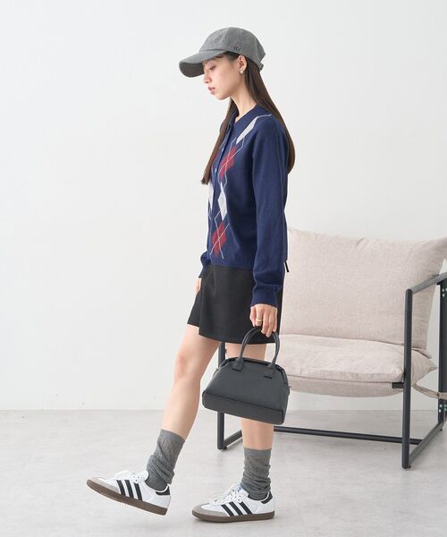 earth music&ecology（アースミュージックアンドエコロジー）の「サイドロゴ刺繍キャップ（キャップ・レディース・ブラウン/グレー/ブラック・F）」の15枚目の写真