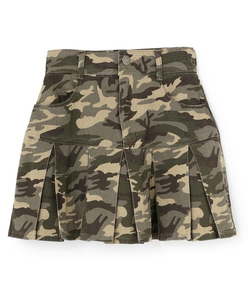 LOVETOXIC（ラブトキシック）の「【LTXC】アソートボックスプリーツスカート（スカート・キッズ・モカ/ブルー/グレー/カーキ/ブラウン・M:150cm/L:160cm/130cm/S:140cm）」の4枚目の写真