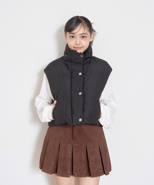 LOVETOXIC（ラブトキシック）の「【LTXC】アソートボックスプリーツスカート（スカート・キッズ・モカ/ブルー/グレー/カーキ/ブラウン・M:150cm/L:160cm/130cm/S:140cm）」の7枚目の写真