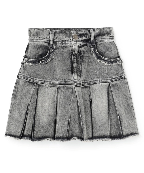 LOVETOXIC（ラブトキシック）の「【LTXC】アソートボックスプリーツスカート（スカート・キッズ・モカ/ブルー/グレー/カーキ/ブラウン・M:150cm/L:160cm/130cm/S:140cm）」の14枚目の写真