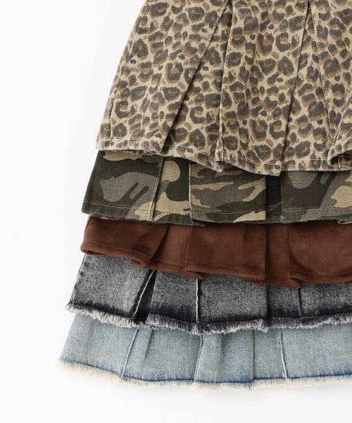 LOVETOXIC（ラブトキシック）の「【LTXC】アソートボックスプリーツスカート（スカート・キッズ・モカ/ブルー/グレー/カーキ/ブラウン・M:150cm/L:160cm/130cm/S:140cm）」の19枚目の写真