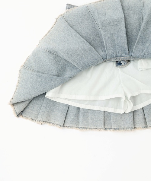 LOVETOXIC（ラブトキシック）の「【LTXC】アソートボックスプリーツスカート（スカート・キッズ・モカ/ブルー/グレー/カーキ/ブラウン・M:150cm/L:160cm/130cm/S:140cm）」の20枚目の写真