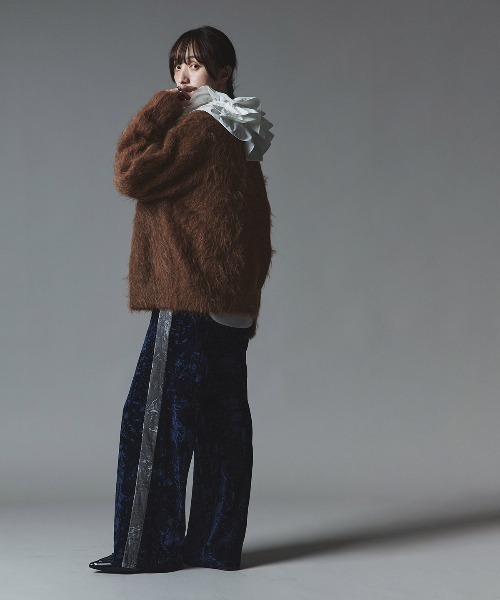 セール】モヘア シャギー ニット カーディガン / Mohair Shaggy Knit