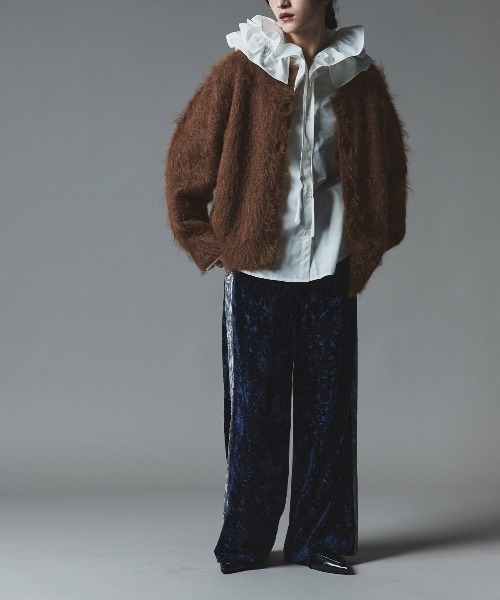 セール】モヘア シャギー ニット カーディガン / Mohair Shaggy Knit