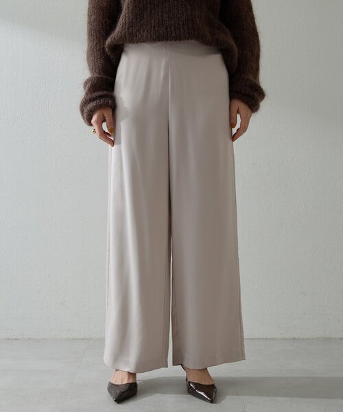 Whim Gazette（ウィムガゼット）の「フィブリルパンツ（その他パンツ・レディース・グレイッシュベージュ/ブラウン/ピンクベージュ/オフホワイト・36/38）」の6枚目の写真