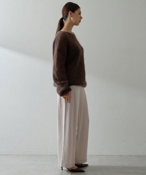 Whim Gazette（ウィムガゼット）の「フィブリルパンツ（その他パンツ・レディース・グレイッシュベージュ/ブラウン/ピンクベージュ/オフホワイト・36/38）」の10枚目の写真