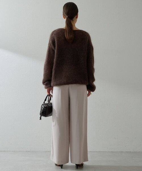 Whim Gazette（ウィムガゼット）の「フィブリルパンツ（その他パンツ・レディース・グレイッシュベージュ/ブラウン/ピンクベージュ/オフホワイト・36/38）」の11枚目の写真