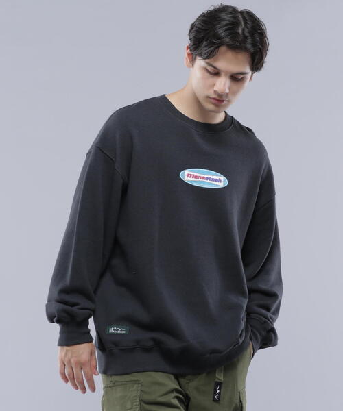 MANASTASH(マナスタッシュ)の「MANASTASH/マナスタッシュ CASCADE SWEATSHIRTS CLASSIC LOGO/カスケードスウェットシャツクラシックロゴ(スウェット・メンズ・その他13/その他5/ブラック・L/M/S/XL)」の6枚目の写真