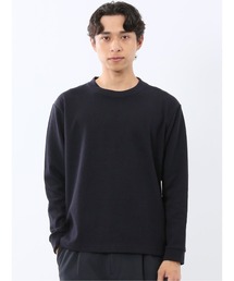 TAKA-Q | 【ロンT インナー】タカキュー ウェーブジャガード クルーネック長袖Tシャツ(Tシャツ/カットソー)