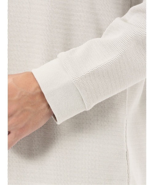 TAKA-Q(タカキュー)の「【ロンT インナー】タカキュー ウェーブジャガード クルーネック長袖Tシャツ(Tシャツ/カットソー・メンズ・グレー系その他2/ボルドー/ネイビー/ライトグレー・MEDIUM/LARGE/X-LARGE)」の17枚目の写真