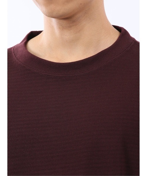 TAKA-Q(タカキュー)の「【ロンT インナー】タカキュー ウェーブジャガード クルーネック長袖Tシャツ(Tシャツ/カットソー・メンズ・グレー系その他2/ボルドー/ネイビー/ライトグレー・MEDIUM/LARGE/X-LARGE)」の11枚目の写真