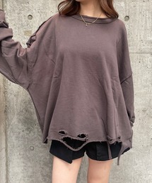 ブロークンスウェットプルオーバー