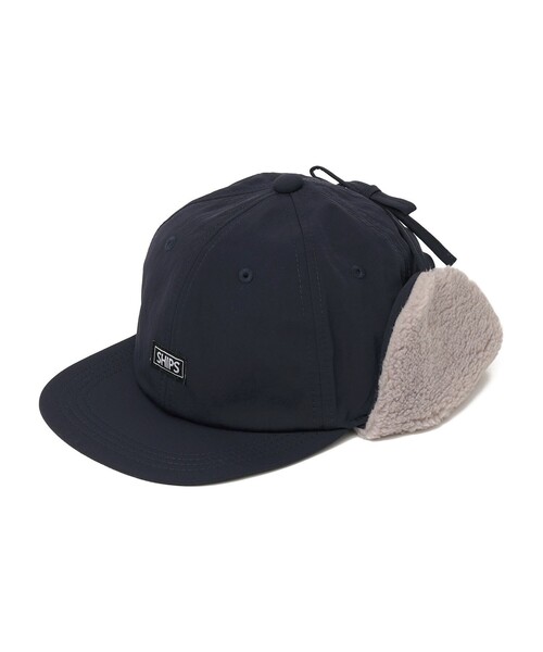 SHIPS(シップス)の「SHIPS KIDS:〈取り外し可能〉 フライトキャップ(キャップ・キッズ・ベージュ/ネイビー・LARGE/MEDIUM)」の2枚目の写真