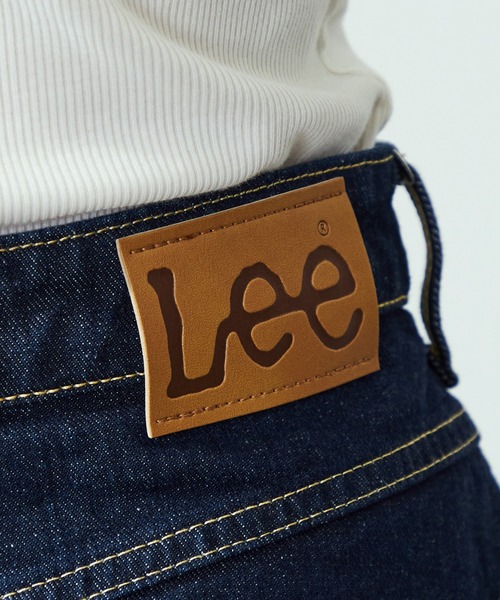 Lee（リー）の「Lee/リー リニューアル Lee BABE ストレッチ/ミドル丈デニムスカート 【豊富なサイズ展開XS-XL】（デニムスカート・レディース・インディゴブルー/ライトインディゴブルー/ブラック系その他・X-SMALL/MEDIUM/LARGE/X-LARGE/SMALL）」の12枚目の写真