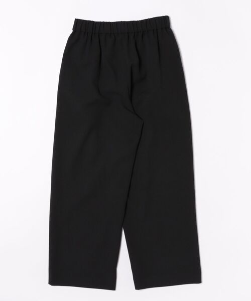 STRAWBERRY-FIELDS（ストロベリーフィールズ）の「プルックツイル_タックイージーパンツ（スラックス・レディース・ブラック/オフホワイト/グレー・1/2）」の17枚目の写真